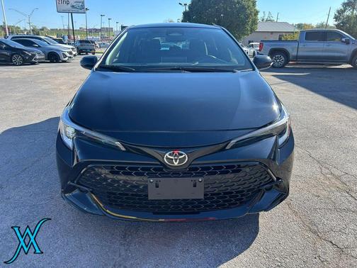 Midnight Black Metallic 2025 Toyota Corolla Hatchback Nightshade Edition