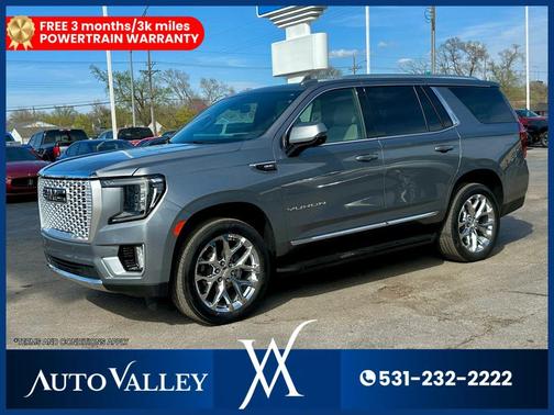 Satin Steel Metallic 2021 GMC Yukon SLT