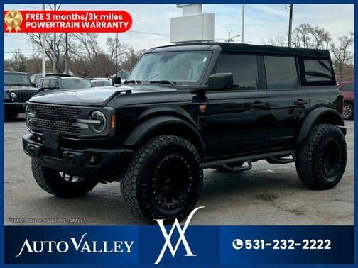 Shadow Black 2022 Ford Bronco Badlands