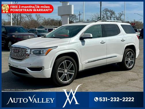 White 2019 GMC Acadia Denali