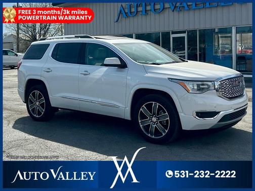 White 2019 GMC Acadia Denali