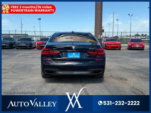 Black 2016 BMW 750 i xDrive