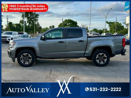 Satin Steel Metallic 2021 Chevrolet Colorado Z71