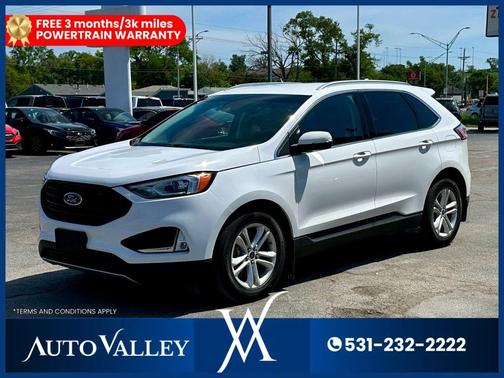 Oxford White 2020 Ford Edge SEL
