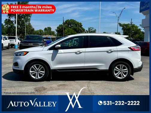 Oxford White 2020 Ford Edge SEL