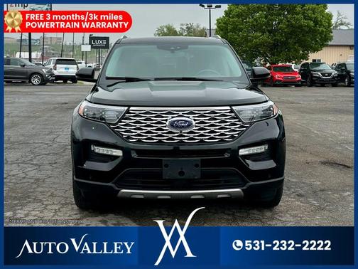 Agate Black Metallic 2021 Ford Explorer Limited