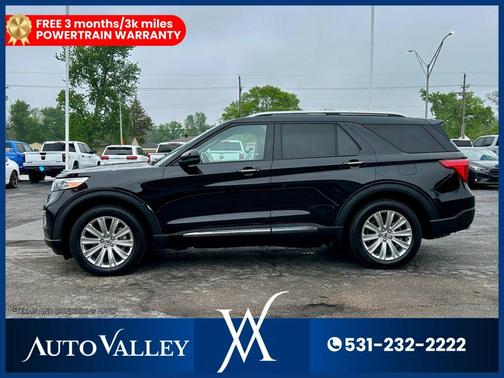 Agate Black Metallic 2021 Ford Explorer Limited