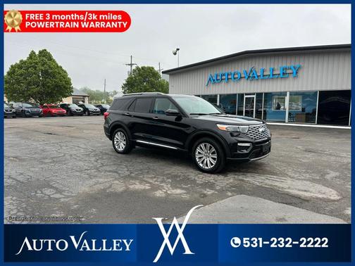 Agate Black Metallic 2021 Ford Explorer Limited