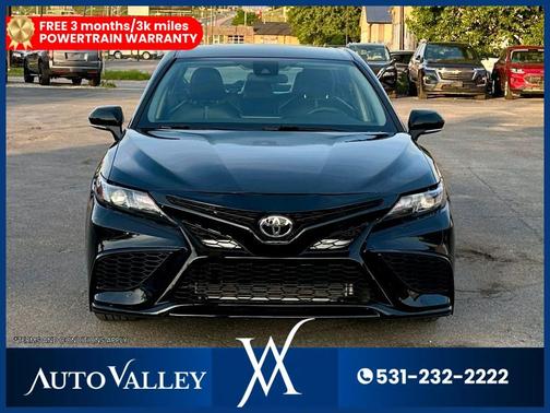 Midnight Black Metallic 2024 Toyota Camry SE