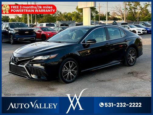 Midnight Black Metallic 2024 Toyota Camry SE