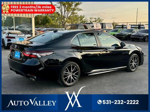 Midnight Black Metallic 2024 Toyota Camry SE