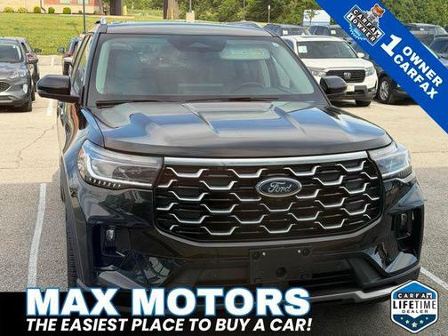 AGATE BLACK METALLIC 2025 Ford Explorer Platinum