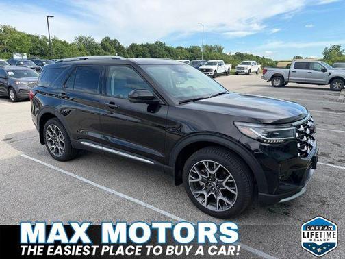 AGATE BLACK METALLIC 2025 Ford Explorer Platinum