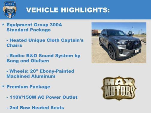 Carbonized Gray Metallic 2026 Ford Explorer ST-Line