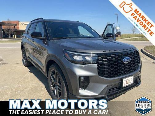 Carbonized Gray Metallic 2026 Ford Explorer ST-Line