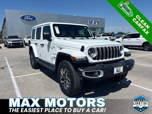 Bright White 2024 Jeep Wrangler 4-Door Sahara