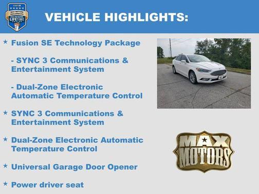 2017 Ford Fusion SE