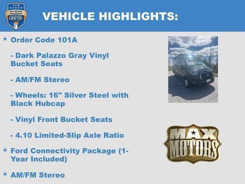 Agate Black Metallic 2026 Ford Transit-350 Base