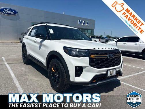Star White Metallic Tri-Coat 2026 Ford Explorer Tremor