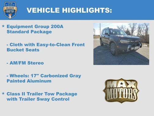 SHADOW BLACK 2026 Ford Bronco Sport Big Bend