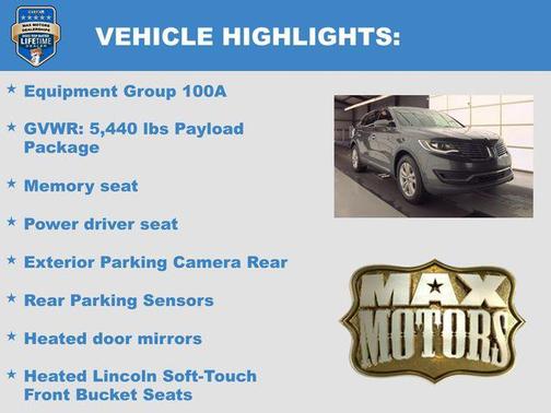 2018 Lincoln MKX Premiere