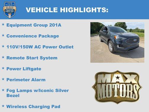 STONE BLUE METALLIC 2023 Ford Edge SEL