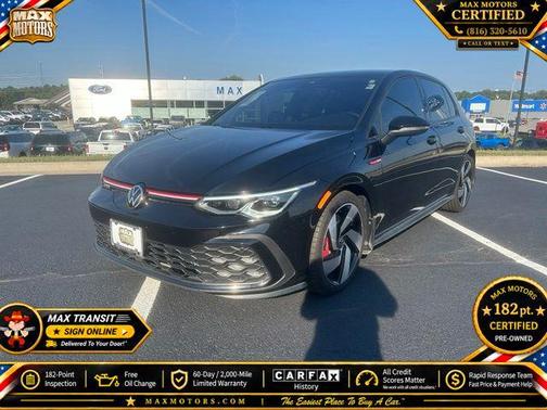 Deep Black Pearl 2022 Volkswagen Golf GTI 1.4T TSI