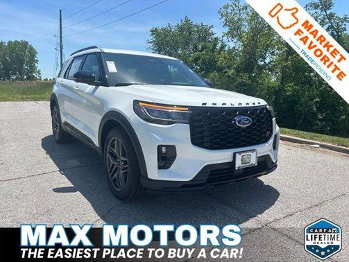 STAR WHITE MET TRI-COAT 2026 Ford Explorer ST