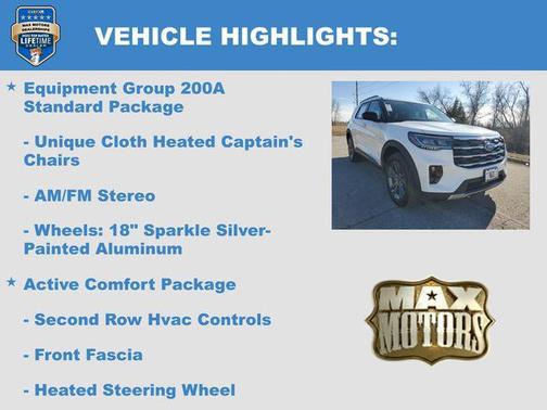 2026 Ford Explorer Active w/200A Pkg