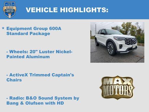 2026 Ford Explorer Platinum