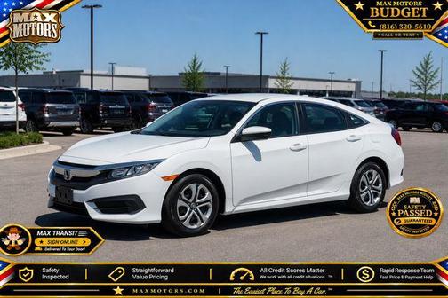 Taffeta White 2016 Honda Civic LX