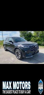 AGATE BLACK METALLIC 2025 Ford Explorer Platinum