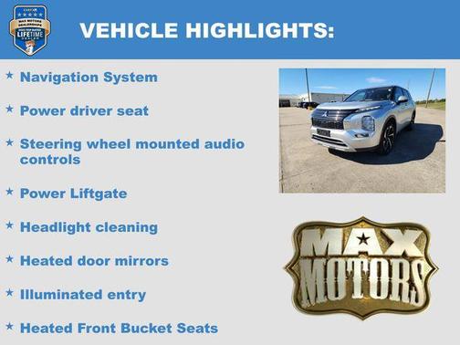 Alloy Silver Metallic 2023 Mitsubishi Outlander PHEV SE S-AWC