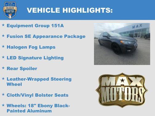 2019 Ford Fusion SE