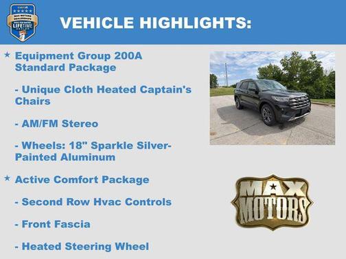 AGATE BLACK METALLIC 2026 Ford Explorer Active