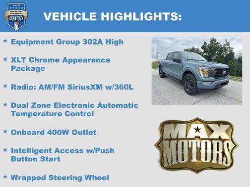 Area 51 Blue 2023 Ford F-150 XLT