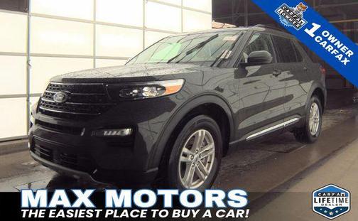 FORGED GREEN METALLIC 2023 Ford Explorer XLT