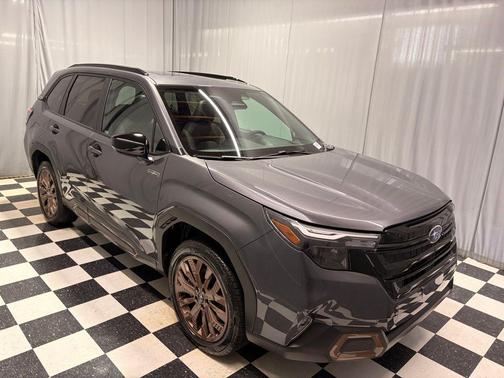 Gray 2026 Subaru Forester Hybrid Sport
