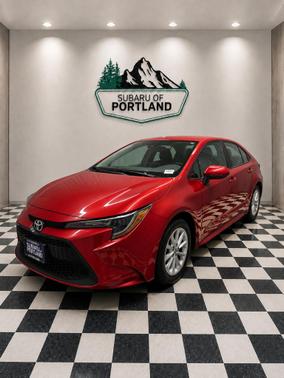Barcelona Red Metallic 2021 Toyota Corolla LE