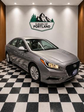 Gray 2017 Hyundai SONATA Hybrid SE