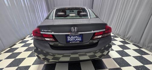 Gray 2013 Honda Civic LX
