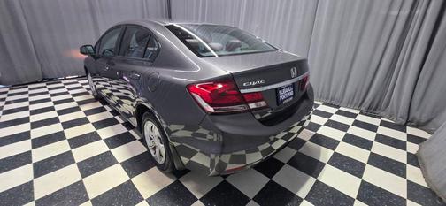 Gray 2013 Honda Civic LX