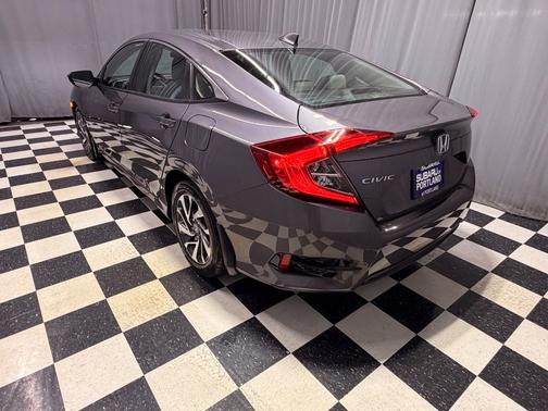 Gray 2018 Honda Civic EX