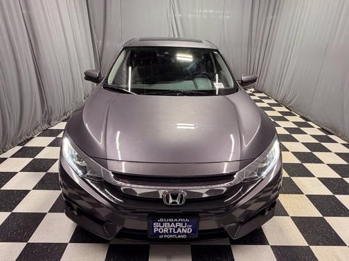 Gray 2018 Honda Civic EX