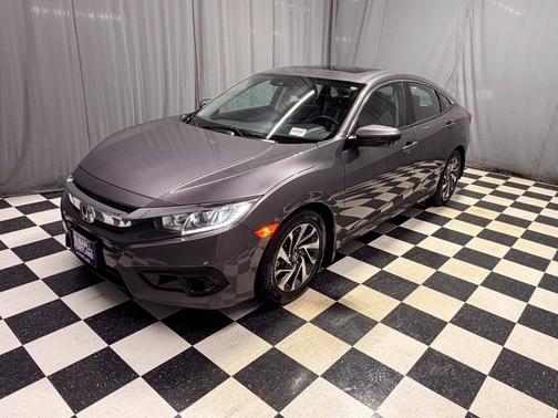 Gray 2018 Honda Civic EX