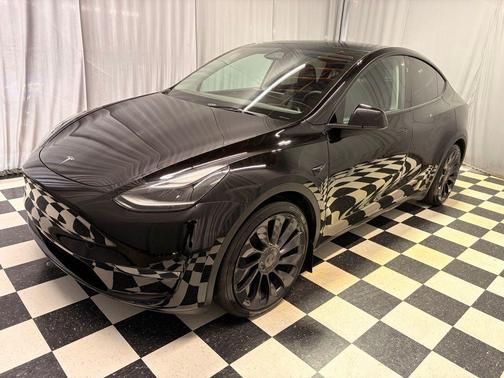 Solid Black 2023 Tesla Model Y Performance Dual Motor All-Wheel Drive