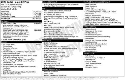 2023 Dodge Hornet GT Plus AWD