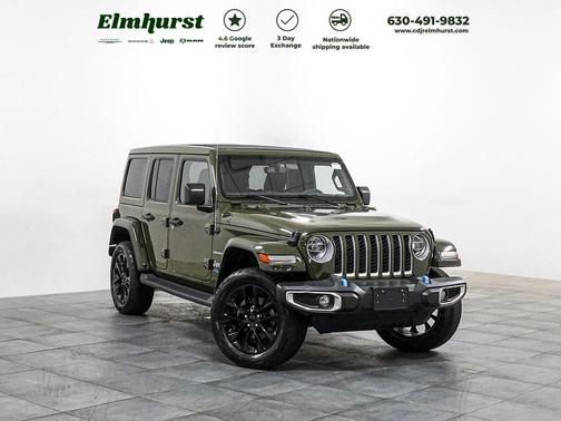 Sarge Green Clearcoat 2022 Jeep Wrangler Unlimited 4xe Sahara