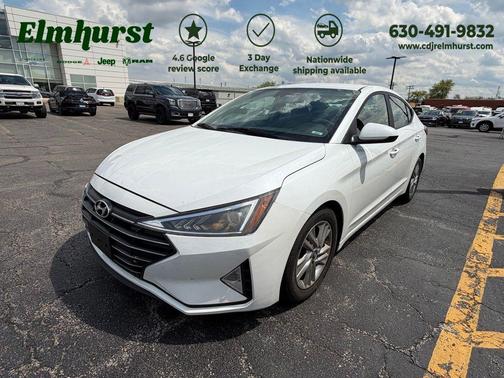 Quartz White Pearl 2019 Hyundai ELANTRA SEL