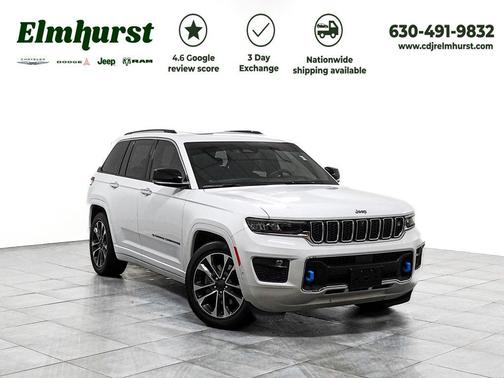 Bright White Clearcoat 2022 Jeep Grand Cherokee 4xe Overland